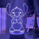 Lilo & Stitch Animation Peripherals Stitch Cartoon Night Lamp Bedside Ambience Lamp Bedroom Decor Children's Birthday Gift