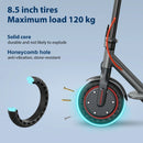 JUICEASE - Electric Scooter 8.5" Solid Tire 350W 7.8/10.5AH Battery Foldable 15-35KM Max Range