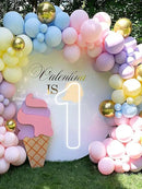 Neon Sign with Numbers for Birthday, Acrylic Lights