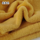 Plain Faux Fur Fabric Smooth Clothes Coats Dolls Sewing Thickened Imitation  Rabbit Plush Textile Soft Silky.