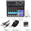 Professional 8-6-4 channel digital mixer sound card microphone mobile phone live broadcast computer recording DJ audio equipment