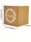 White card box set for voting game with foil design.