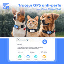 ‌4G Dog Cat GPS Tracker for Pets - Waterproof Smart Locator with App, Live Tracking & Light/Sound Search, Free Trial Included