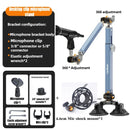 Mic Boom Arm Microphone Stand for Blue Yeti FIFINE AM8 K669B HyperX QuadCast SoloCast AT2020 Shure SM7B MV7 and Other Microphone