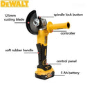 flat head angle grinder bare machine tool cutting machine brushless 18V lithium battery tools. - DEWALT DCG405 125mm