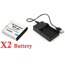 Battery + Charger For Casio Exilim EX-Z600 EX-Z750 Z1000 Z1050 Z1080 FC100 FC150 P505 P600 P700 Camera. - 2000mAh NP-40 NP40 CNP-40