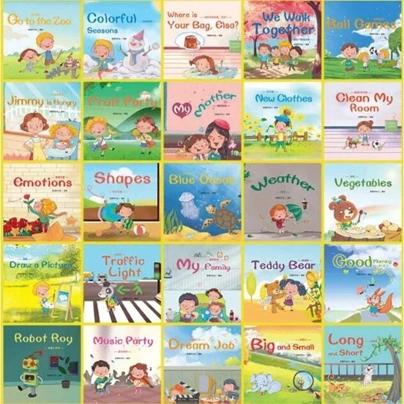 Children's English Early Learning Picture Book, Graded Reader, Story Book,