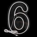 Neon Number Sign for Birthday, Acrylic 0-9 Lights with Switch for Wedding, Party
