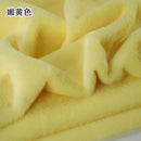 Plain Faux Fur Fabric Smooth Clothes Coats Dolls Sewing Thickened Imitation  Rabbit Plush Textile Soft Silky.