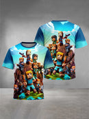 Hot Game 3D Print Baby Clothing 5 to 14 Years Male Outdoor Clothes for-M-M-minecrafts-Children Boy Girl Child T-Shirt Top Shirts