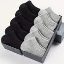 10 Pairs Women/Men Boat Socks Invisible Low Cut Silicone Non-slip Summer No-show Ankle Socks Solid Color Casual Breathable