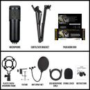 BM-800 USB Recording Microphone Professional Condenser Mic Kit with Articulated Arm For Gaming Podcasting Streaming Youtube