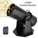 1500W Professional Confetti Machine Launcher Confetti Remote Control  for DJ Special Event Parties Club Wedding Stage Light