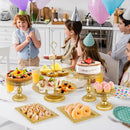 Gold Metal Cake Stand Set, Circular Cupcake Stand, Decoration