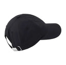 Nike Metal Logo Sports Baseball Cap for Men and Women Couples Suitable for Head Circumference 55-60 Black and White