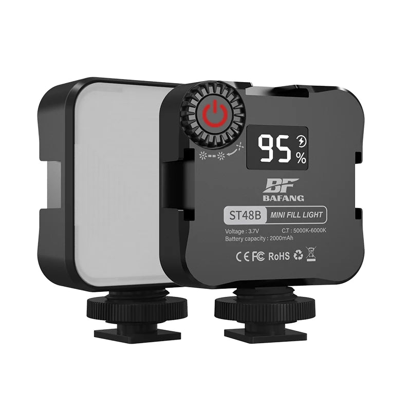 BAFANG Mini Fill Light Portable Pocket Selfie Light Handheld LED For DJI Sony Canon GoPro Camera Selfie Adjustable Photography