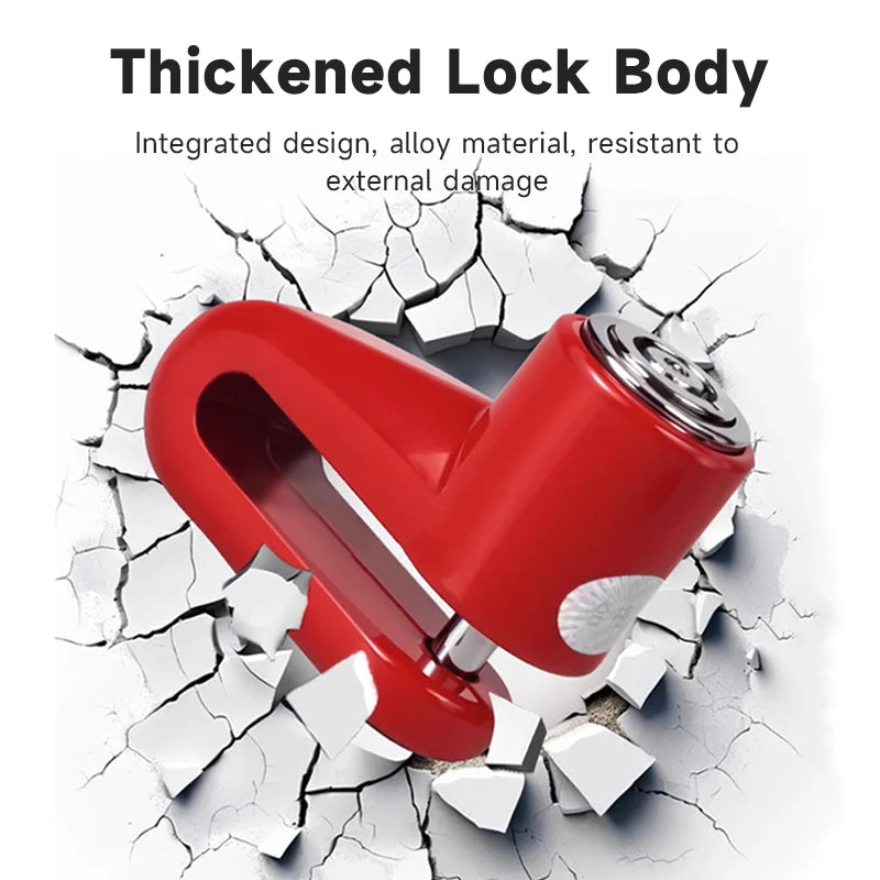 Anti-Theft Disc Lock with Security Reminder Cable For Xiaomi M365 Electric Scooter Bike Bicycle Motorcycle Mini Disc Brake Lock