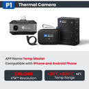 (iPhone&Android) P1 android thermal camera for iphone 320*240 X³IR Resolution 600℃ 25Hz HVAC House Inspection Camera