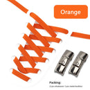 1Pair No Tie Shoe laces, Press Lock Shoelaces without ties Elastic Laces Sneaker Kids Adult 8MM Widened Flat Shoelace for Shoes