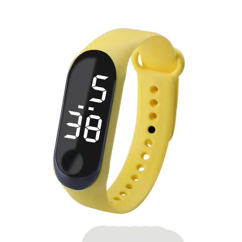 Fashion Sports Watch for Kids Children Waterproof Led Digital Watch Ultra-light Silicone Strap Teen Boys Girls WristWatch Unisex