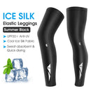 Compression Sleeves Knee Pads, Summer UV Sports Kneepad Protective Men, Women. Bike Cycling Compression Leg Sleeves. - WEST BIKING
