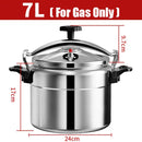 Cooker Pot Professional Pressure, Cooker Heavy-Duty Aluminum Explosion-Proof, Cooking Pots for Gas. - 3L/5L/7L