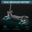 X700 60V 3200W Single/Dual Motor Electric Scooter Max Speed 75KM/H E Scooter Max Load 150KG Electronic Disc Brake