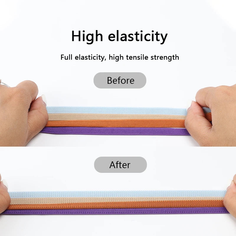 1Pair No Tie Shoe laces, Press Lock Shoelaces without ties Elastic Laces Sneaker Kids Adult 8MM Widened Flat Shoelace for Shoes