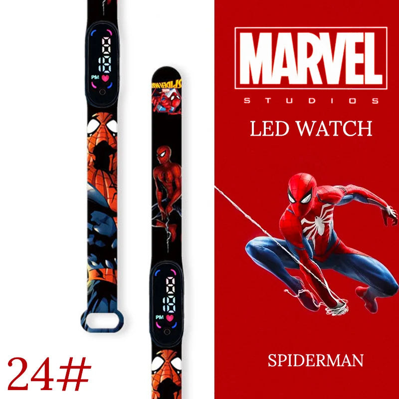 Spiderman Kid's Watches Men Sport. Bracelet Waterproof. - MINISO
