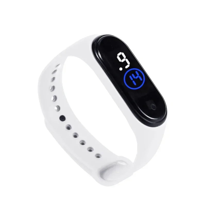 Fashion Sports Watch for Kids Children Waterproof Led Digital Watch Ultra-light Silicone Strap Teen Boys Girls WristWatch Unisex