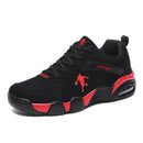 Outdoor Men's Running Sneakers. Comfortable Leather Mesh Walking Shoes Male Jogging Trainers.