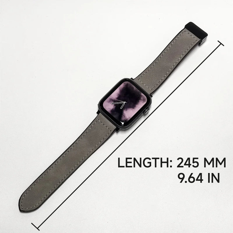 Silicone+Leather Strap For Apple Watch Band 49/44/42/45/38/40/41 Accessories Bracelet for iWatch Ultra Series 10 9 8 7 SE 6 5 4