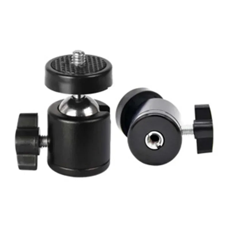 Camera Ball Head 360 Degree Swivel Tripod Ballhead Phone Stand Monopod Mount Adapter For DSLR Cameras Tripod Mount Adapter