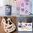 110Pcs/set Kpop Demon Hunters Stickers Kawaii Cartoon Cute Aesthetic Decal Decoration Laptop Motorcycle Luggage Car Sticker