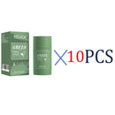 EELHOE Green Tea Mask Stick Refreshing Oil Control Shrink Pores Green Tea Clean Clean Up Blackheads Reproduce The Skin's Pure