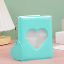 New 3-inch Solid Color Photo Album Love Hollow Photocard Holder with Heart Pendant Kpop Idol Cards Collect Book Polaroid Album