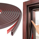 Window Dustproof Soundproof Bedroom Door Weather Sealing Strip 10*6mm Self Adhesive Anti-Collision Sound Insulation. - 6M/1Roll