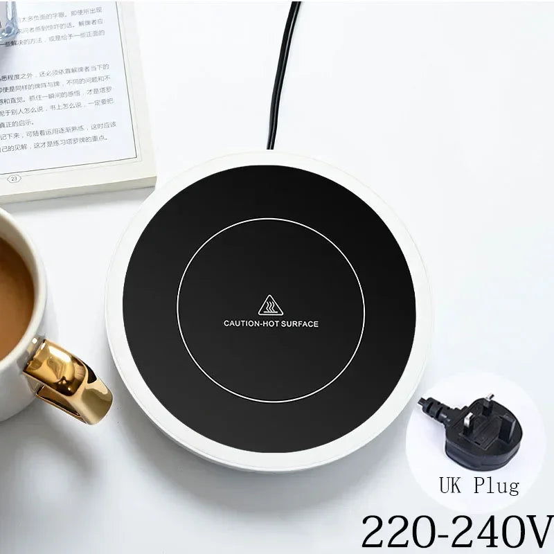 Coffee Mug Warmer for Milk Tea Teapot Electric Heating Cup Plate High Temperature 80 Degree Celsius for Home Office Desk Use