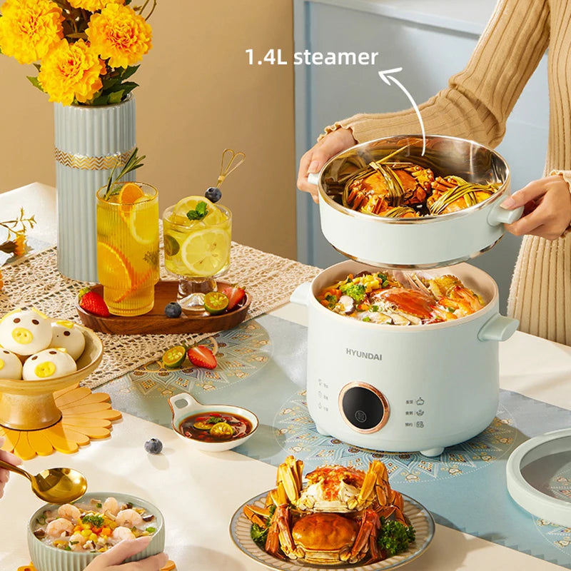 Electric Rice Cooker Cooking ooker Lunch Box, Cookers Electric Skillet Food Steamer 220V - 2L