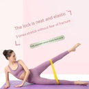 Mini latex elastic band for strength training.