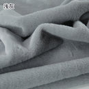 Plain Faux Fur Fabric Smooth Clothes Coats Dolls Sewing Thickened Imitation  Rabbit Plush Textile Soft Silky.