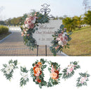 Yannew Artificial Flower Arch Kit for Wedding, Eucalyptus Garland.