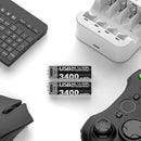 Type-C Rechargeable Lithium Battery for Camera Remote Control Smart Door Lock Microphone Mouse. - 3400mWh 1.5V AA USB