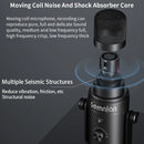 Dynamic Microphone XLR/USB Online Game Streaming Podcast Live PC Song Phone Recording RGB YouTube Video Studio Mic MK-8. - SEMNLAN