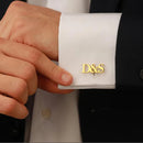 Customized First Letter Cufflinks, Stainless Steel Minimalist Cufflinks, Couple Cufflinks, Personalized Cufflinks As Gifts.