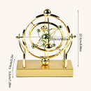 Celestial Orbit Pendulum Perpetual Motion Machine, Kinetic Art Desk Decor, Astronomy Model for Home Office, Rotating Sculpture