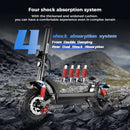 Electric Scooter 1000W 45km/h Powerful Kick Scooter 17.5Ah 11 inch Anti-skid Off-Road Tire Scooters 65km Max Range - iScooter iX6