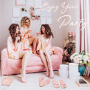 Wedding flip flops for guests, hotel spa wedding sandals, slippers