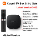 New Xiaomi TV Box S 3rd Gen, Smart Android TV Box 4K UHD Media Player,Dolby Vision HDR10+ Google Assistant Google TV Set-Top Box