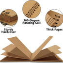 Scrapbook Album Acid-free Paper Photo Album Premium 7-inch Scrapbook Photo Album Elegant Twin-wire Binding for Wedding